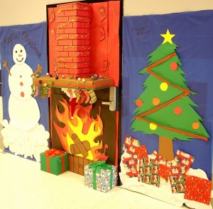 Christmas door decorations – ideas for the front and interior doors