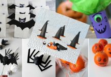 Creative ideas and instructions for Halloween candy wrappers