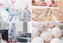 Christmas embellishment ideas – pastel ensign for the festive decor